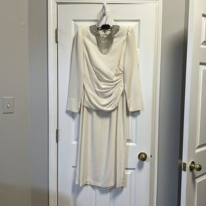 Vintage off white Alyce Designs Wedding/Cocktail dress